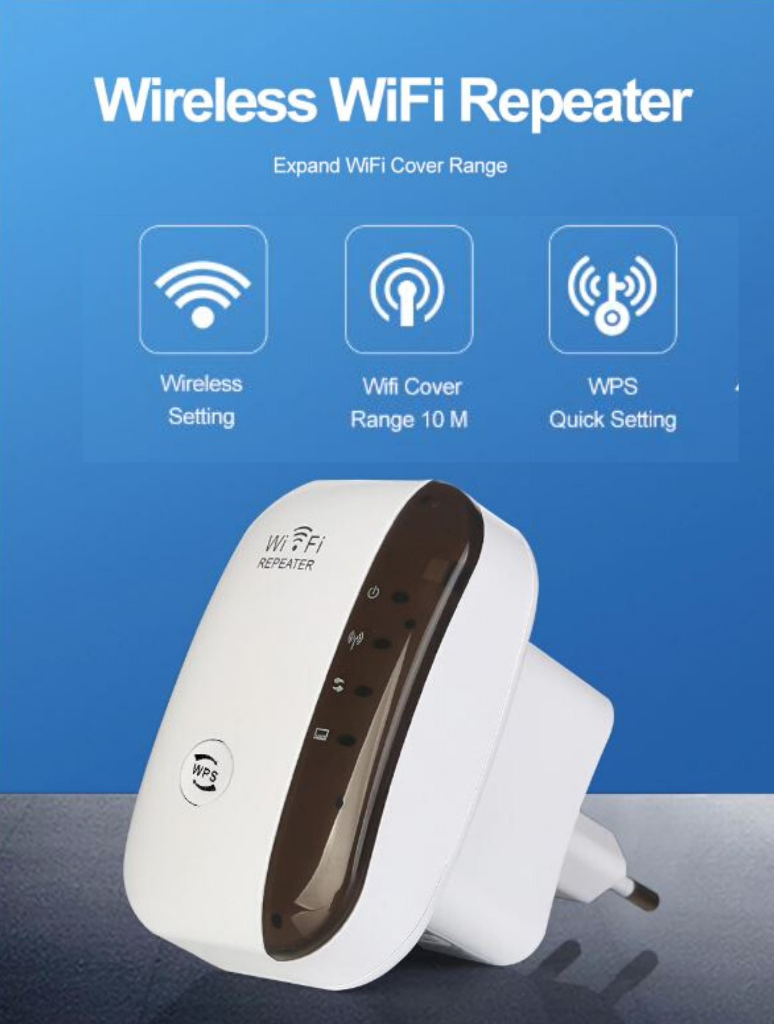 Wireless WiFi Repeater 300Mbps - Currce