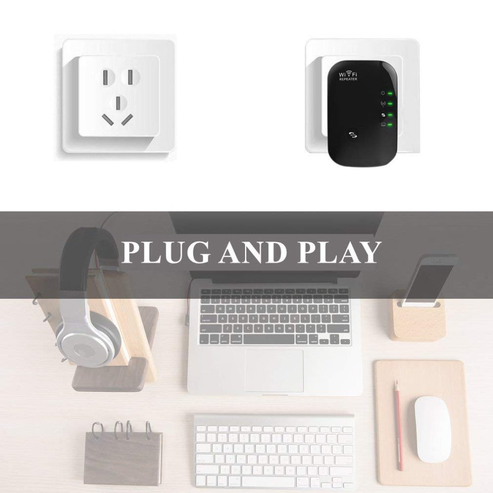 Wireless WiFi Repeater 300Mbps - Currce
